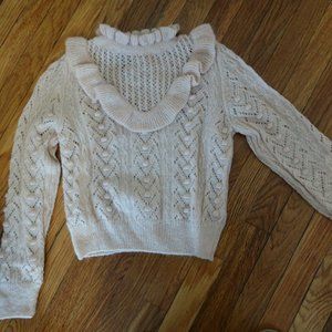 Zara pink knit sweater